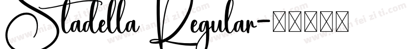 Stadella Regular字体转换